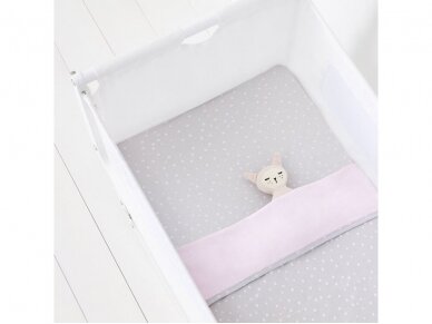 Комплект постельного белья из 3-х предметов - люлька Pink Spot 2