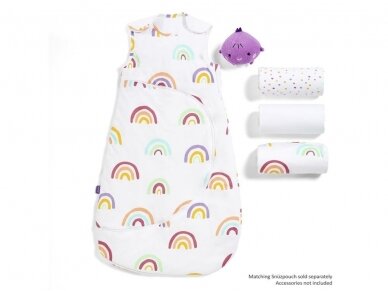Комплект постельного белья из 3-х предметов для детской кроватки Цвет Радуга 4