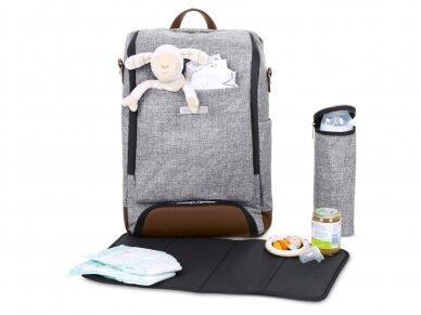 ABC Design mamos ar tėčio kuprinė Tour Graphite Grey 4 ABC Design mamos ar tėčio kuprinė Tour Graphite Grey 4