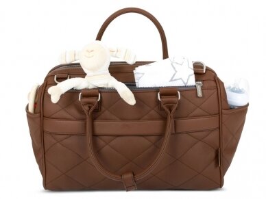 ABC Design mamos ir tėčio rankinė Style Brown 5