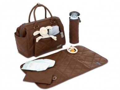 ABC Design mamos ir tėčio rankinė Style Brown 6