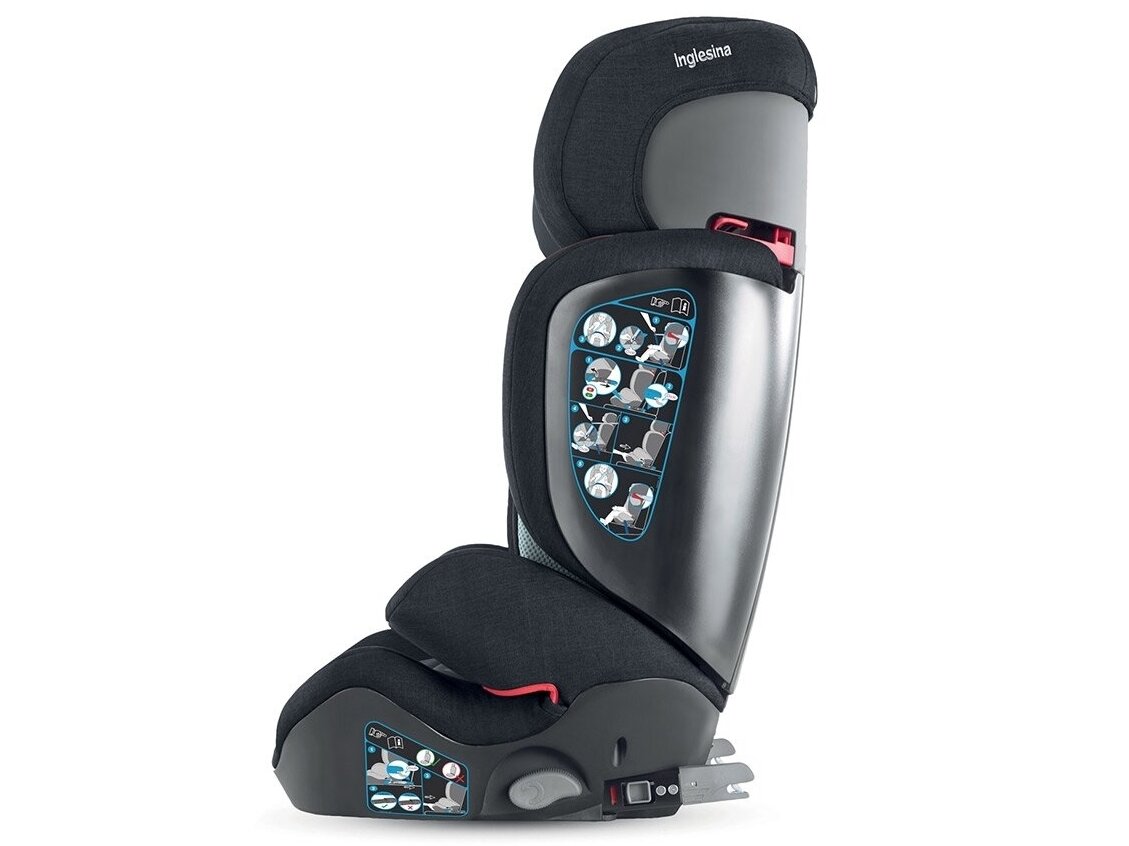 Automobilinė kėdutė Inglesina Tolomeo Grey 15-36kg 2/3gr. izofix 2 Automobilinė kėdutė Inglesina Tolomeo Grey 15-36kg 2/3gr. izofix 2
