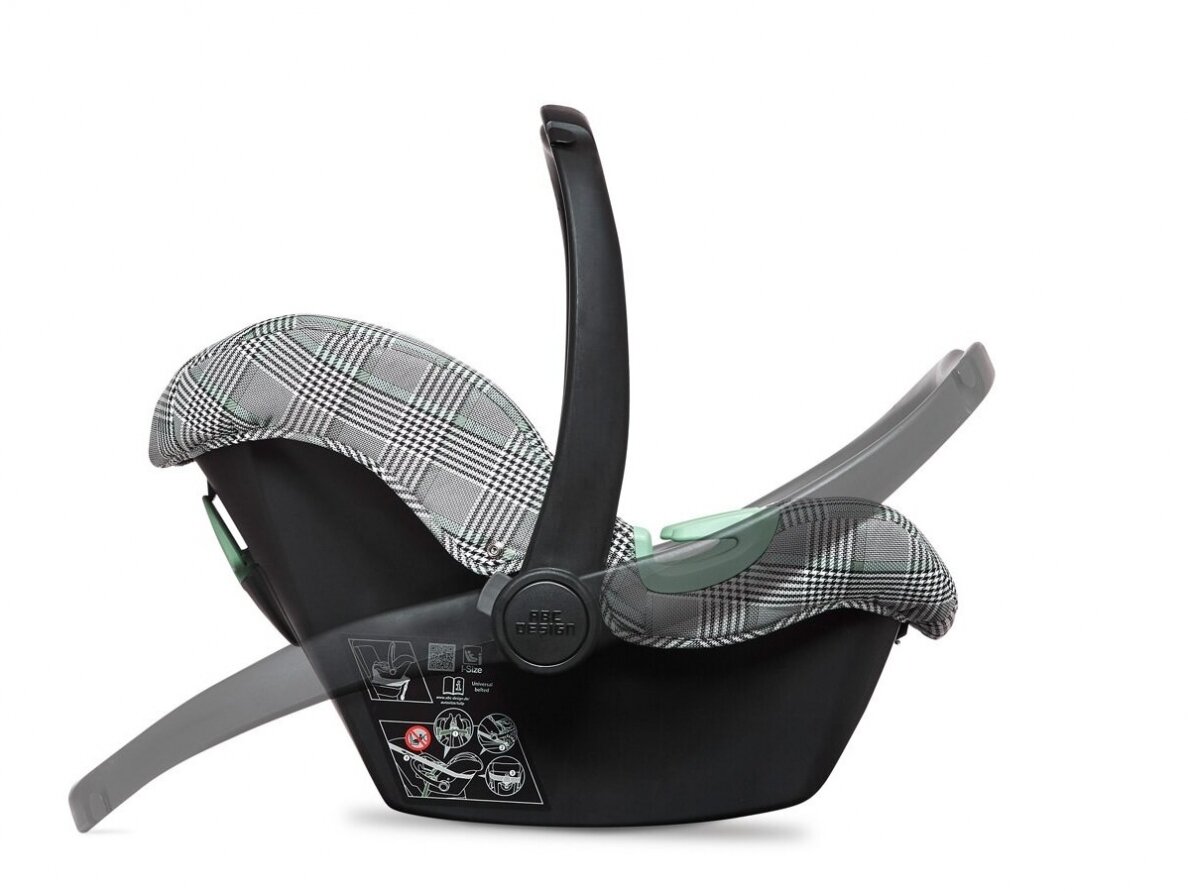 Automobilinė kėdutė ABC Design Tulip Fashion Edition Smaragd 0-13 kg. 2 Automobilinė kėdutė ABC Design Tulip Fashion Edition Smaragd 0-13 kg. 2