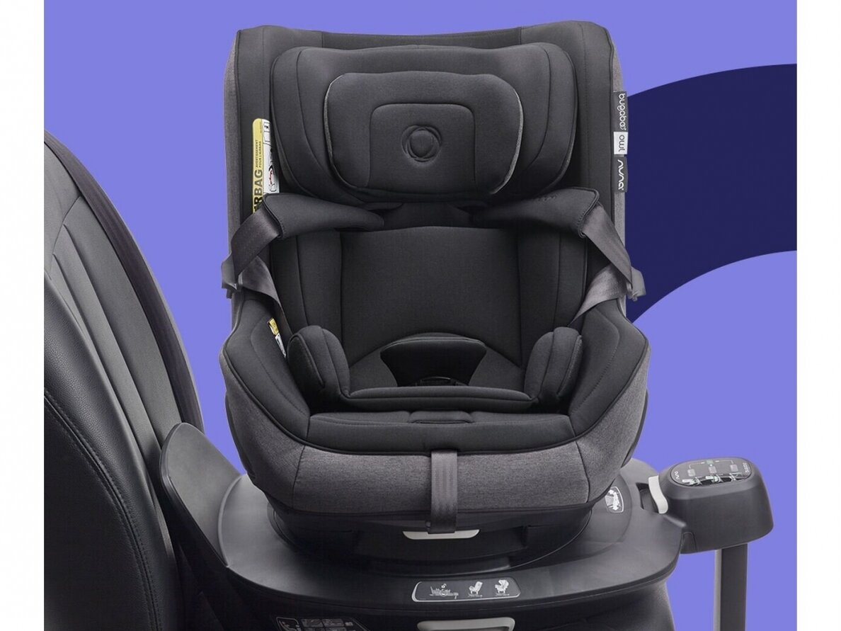 Automobilinė kėdutė Bugaboo OWL by NUNA 0-18kg Mineral washed black 7