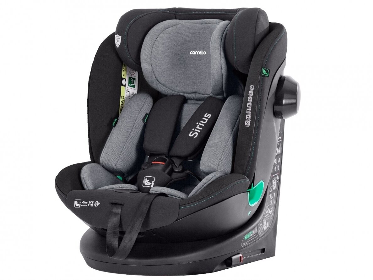 Automobilinė kėdutė Carrello Sirius i-size 0-36kg (40-150cm) Sky Grey