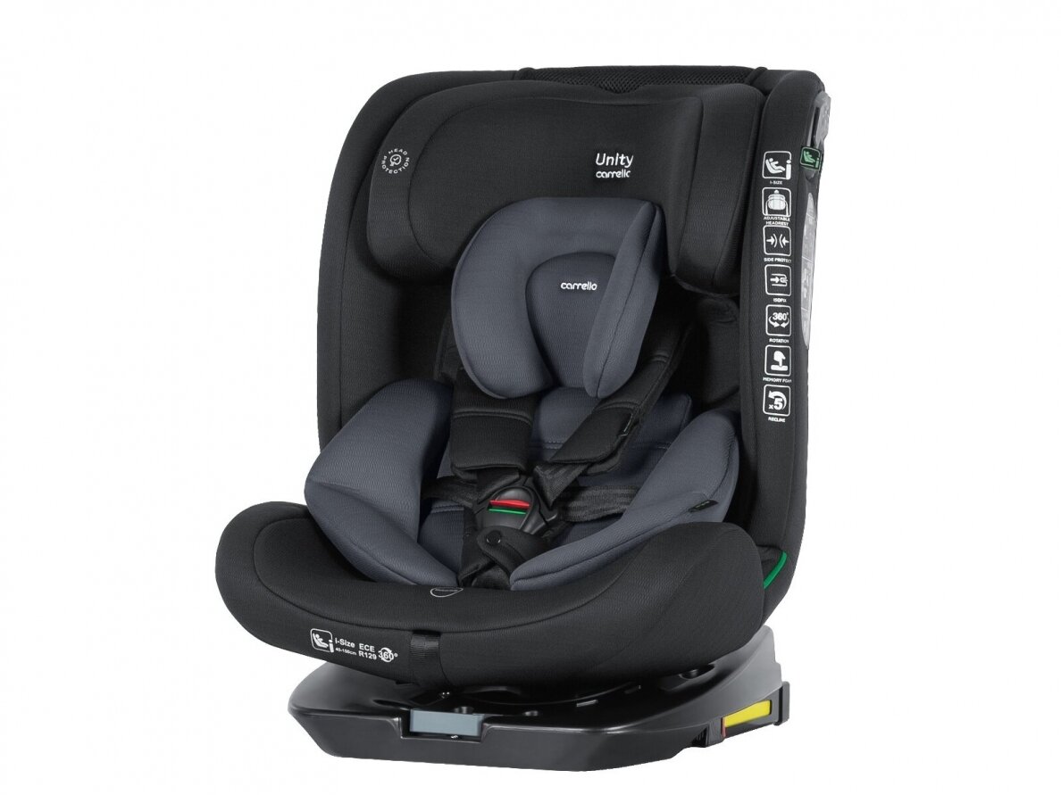 Automobilinė kėdutė Carrello Unity i-size 0-36kg (40-150cm) Accord Grey