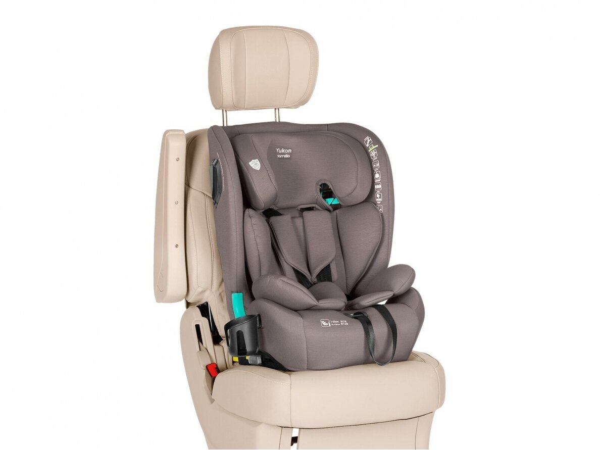 Automobilinė kėdutė Carrello Yukon i-size 9-36kg (76 - 150cm) Seashell Grey 1