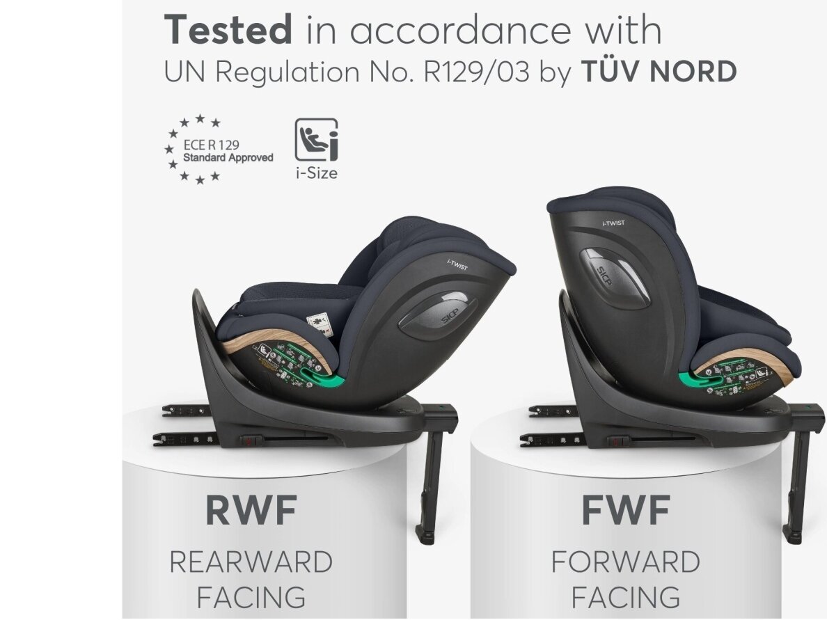 Car seat KikkaBoo i - Twist i - size 40 - 150cm (0-36kg) Coffee 3 Car seat KikkaBoo i - Twist i - size 40 - 150cm (0-36kg) Coffee 3