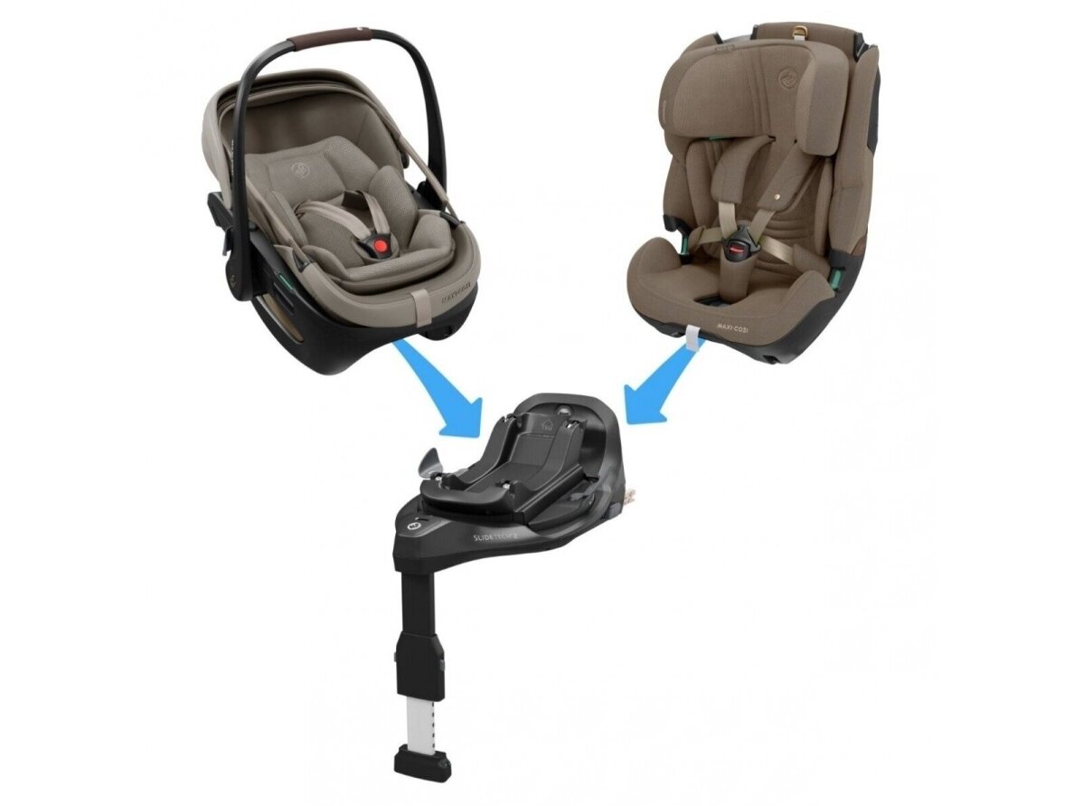 Automobilinė kėdutė Maxi Cosi Coral Slide Pro 40-87cm (0-13kg) i-size Black Onyx 7 Automobilinė kėdutė Maxi Cosi Coral Slide Pro 40-87cm (0-13kg) i-size Black Onyx 7