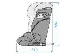 Automobilinė kėdutė Maxi Cosi KORE i - Size 100cm-150cm 2/3 Authentic Graphite 6