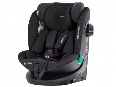 Automobilinė kėdutė Carrello Sirius i-size 0-36kg (40-150cm) Absolute Black Automobilinė kėdutė Carrello Sirius i-size 0-36kg (40-150cm) Absolute Black