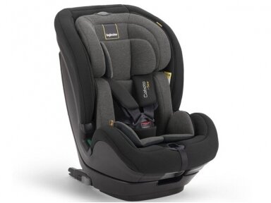 Automobilinė kėdutė Inglesina Caboto i- Size Vulcan Black 76 cm - 150 cm 1-2-3 gr. Automobilinė kėdutė Inglesina Caboto i- Size Vulcan Black 76 cm - 150 cm 1-2-3 gr.