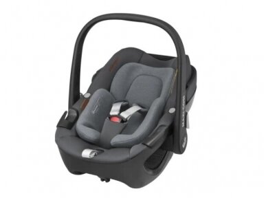 Automobilinė kėdutė Maxi cosi Pebble 360 Twillic Grey 0-13kg + ISOFIX MAXI COSI FAMILYFIX 360