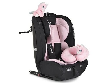 Car seat Moni i - Safe 76-150cm (9-36kg)Pink