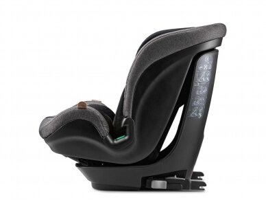 Automobilinė kėdutė ABC Design 2in1 Aspen i-Size 9-36 kg. Diamond Edition Asfalt 8