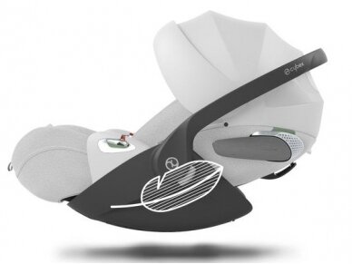 Automobilinė kėdutė Cybex Cloud T i- Size 45-87cm, Plus Platinum White 7 Automobilinė kėdutė Cybex Cloud T i- Size 45-87cm, Plus Platinum White 7