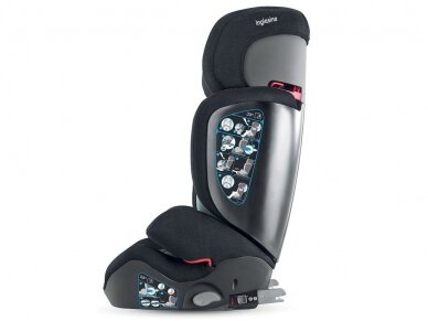 Automobilinė kėdutė Inglesina Tolomeo Grey 15-36kg 2/3gr. izofix 2 Automobilinė kėdutė Inglesina Tolomeo Grey 15-36kg 2/3gr. izofix 2
