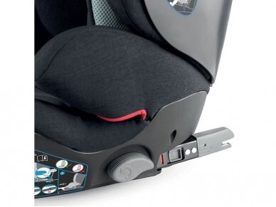 Automobilinė kėdutė Inglesina Tolomeo Grey 15-36kg 2/3gr. izofix 5 Automobilinė kėdutė Inglesina Tolomeo Grey 15-36kg 2/3gr. izofix 5