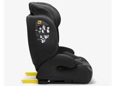 Automobilinė kėdutė KikkaBoo I-Bronn 76-150cm (9-36kg) i-size Black 2 Automobilinė kėdutė KikkaBoo I-Bronn 76-150cm (9-36kg) i-size Black 2