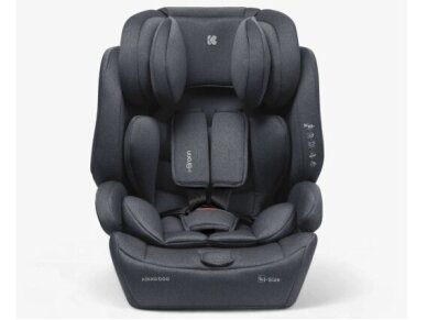 Automobilinė kėdutė KikkaBoo I-Bronn 76-150cm (9-36kg) i-size Grey