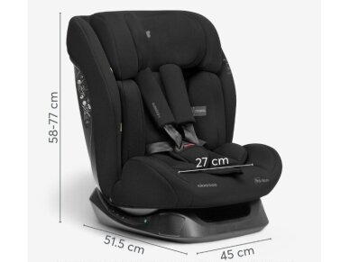 Automobilinė kėdutė KikkaBoo i - Explore i - size 40-150cm Brown 3