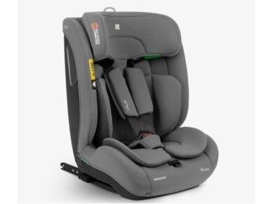 Automobilinė kėdutė KikkaBoo i-Flit 76-150cm (9-36kg) i-size Light Grey