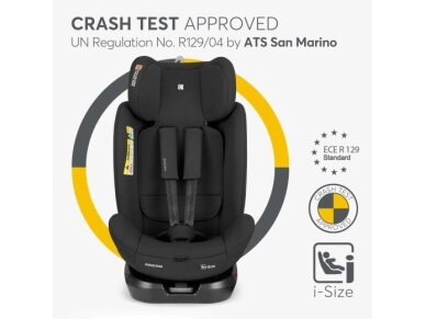 Automobilinė kėdutė KikkaBoo i - Moove 2 40-150cm (0-36kg) i-size Black 1 Automobilinė kėdutė KikkaBoo i - Moove 2 40-150cm (0-36kg) i-size Black 1