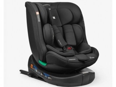 Automobilinė kėdutė KikkaBoo i-Round i-size 40-150cm Black 1 Automobilinė kėdutė KikkaBoo i-Round i-size 40-150cm Black 1