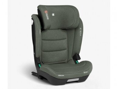 Automobilinė kėdutė KikkaBoo i-Scout i-size 100-150cm Army Green 1 Automobilinė kėdutė KikkaBoo i-Scout i-size 100-150cm Army Green 1