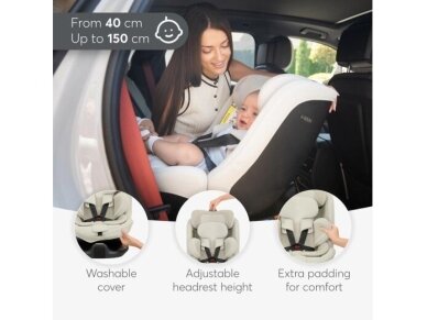 Automobilinė kėdutė KikkaBoo i - Van i - size 40 - 150cm (0-36kg) Black 3 Automobilinė kėdutė KikkaBoo i - Van i - size 40 - 150cm (0-36kg) Black 3