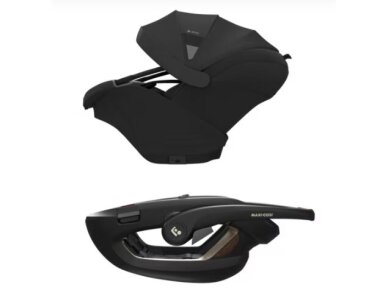 Automobilinė kėdutė Maxi Cosi Coral Slide Pro 40-87cm (0-13kg) i-size Black Onyx + isofix + strype 3 Automobilinė kėdutė Maxi Cosi Coral Slide Pro 40-87cm (0-13kg) i-size Black Onyx + isofix + strype 3