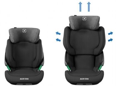 Automobilinė kėdutė Maxi Cosi KORE i - Size 100cm-150cm 2/3 Authentic Black 1 Automobilinė kėdutė Maxi Cosi KORE i - Size 100cm-150cm 2/3 Authentic Black 1