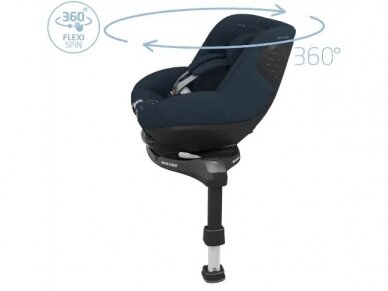 Automobilinė kėdutė Maxi Cosi Pearl 360 Pro Authentic Black su isofix baze 9