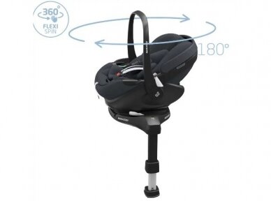 Automobilinė kėdutė Maxi Cosi Pebble 360 Pro Essential Black 0-13kg 6