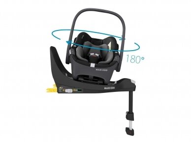 Automobilinė kėdutė Maxi cosi Pebble 360 Select grey 0-13kg + ISOFIX MAXI COSI FAMILYFIX 360 2 Automobilinė kėdutė Maxi cosi Pebble 360 Select grey 0-13kg + ISOFIX MAXI COSI FAMILYFIX 360 2