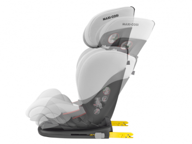 Automobilinė Kėdutė Maxi-Cosi RodiFix AirProtect 2/3 (15-36kg.) Authentic Grey 3