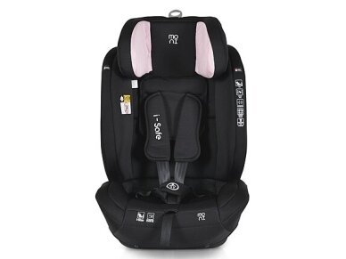 Car seat Moni i - Safe 76-150cm (9-36kg)Pink 2 Car seat Moni i - Safe 76-150cm (9-36kg)Pink 2