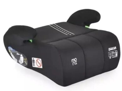 Car seat Moni Dakar Black 125–150 cm 1 Car seat Moni Dakar Black 125–150 cm 1