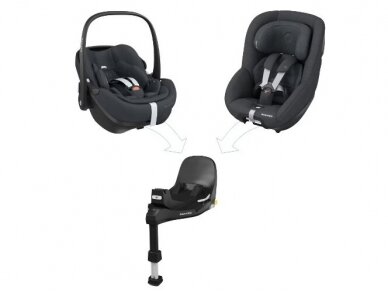 Automobilinės kėdutės Maxi Cosi FamilyFix Pro 360 2 Automobilinės kėdutės Maxi Cosi FamilyFix Pro 360 2
