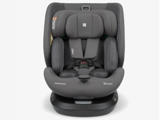 Automobilinė kėdutė KikkaBoo i-Hike i-Size 40cm - 150cm Dark Grey