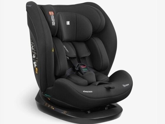 Automobilinė kėdutė KikkaBoo Explore 2 i-size 40-150cm (0-36kg) Black 1