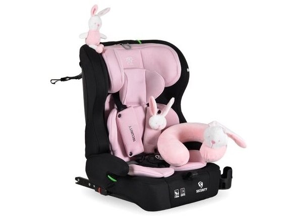 Automobilinė kėdutė Moni Security 76-150cm (9-36kg) i -size Baby Pink 1