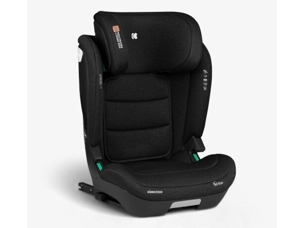 Automobilinė kėdutė KikkaBoo i-Scout i-size 100-150cm Black 1