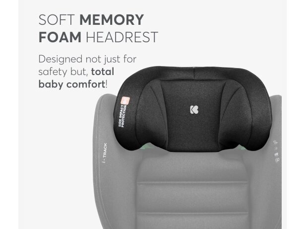 Car seat KikkaBoo i-Track i-size 100-150cm Dark Grey 7 Car seat KikkaBoo i-Track i-size 100-150cm Dark Grey 7