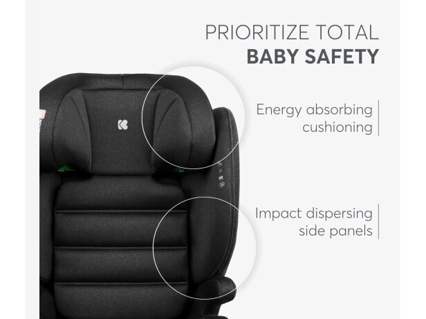 Car seat KikkaBoo i-Track i-size 100-150cm Dark Grey 4 Car seat KikkaBoo i-Track i-size 100-150cm Dark Grey 4