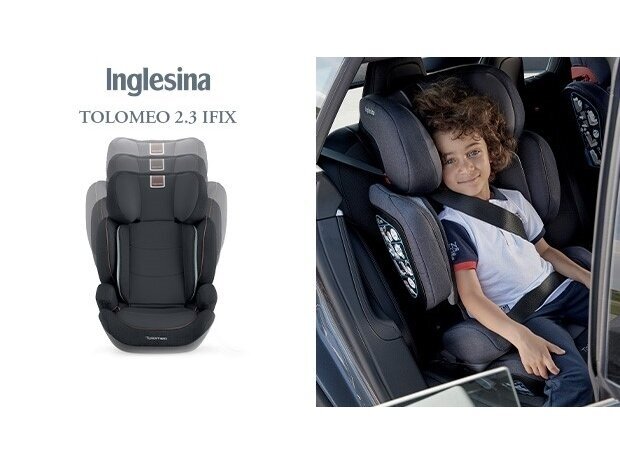 Automobilinė kėdutė Inglesina Tolomeo Grey 15-36kg 2/3gr. izofix 4 Automobilinė kėdutė Inglesina Tolomeo Grey 15-36kg 2/3gr. izofix 4