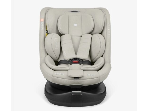 Automobilinė kėdutė KikkaBoo i-Round i-size 40-150cm Light Grey