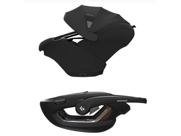 Automobilinė kėdutė Maxi Cosi Coral Slide Pro 40-87cm (0-13kg) i-size Black Onyx + Coral Slide Pro Strype 3 Automobilinė kėdutė Maxi Cosi Coral Slide Pro 40-87cm (0-13kg) i-size Black Onyx + Coral Slide Pro Strype 3