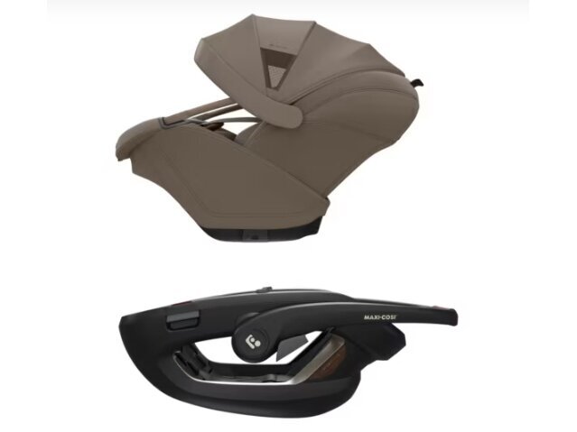 Automobilinė kėdutė Maxi Cosi Coral Slide Pro 40-87cm (0-13kg) i-size Oak Truffle + Coral Slide Pro Strype 5 Automobilinė kėdutė Maxi Cosi Coral Slide Pro 40-87cm (0-13kg) i-size Oak Truffle + Coral Slide Pro Strype 5
