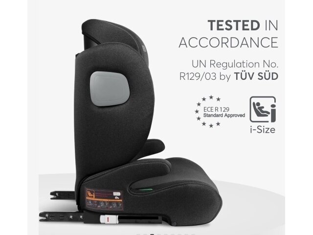 Car seat KikkaBoo i-Track i-size 100-150cm Dark Grey 3 Car seat KikkaBoo i-Track i-size 100-150cm Dark Grey 3